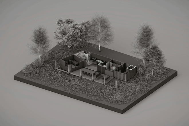 Villa Serrana — The design assembled step by step